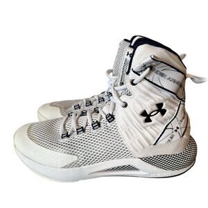 Under Armour HOVR Highlight Ace volleyball shoes Women’s 9 white black high-top
